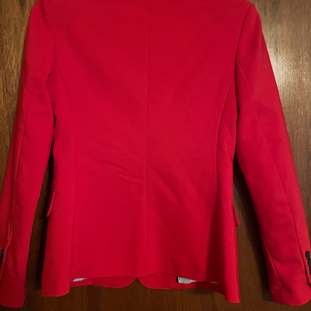 Express Bold Red Women's Blazer - Picture 2 of 6